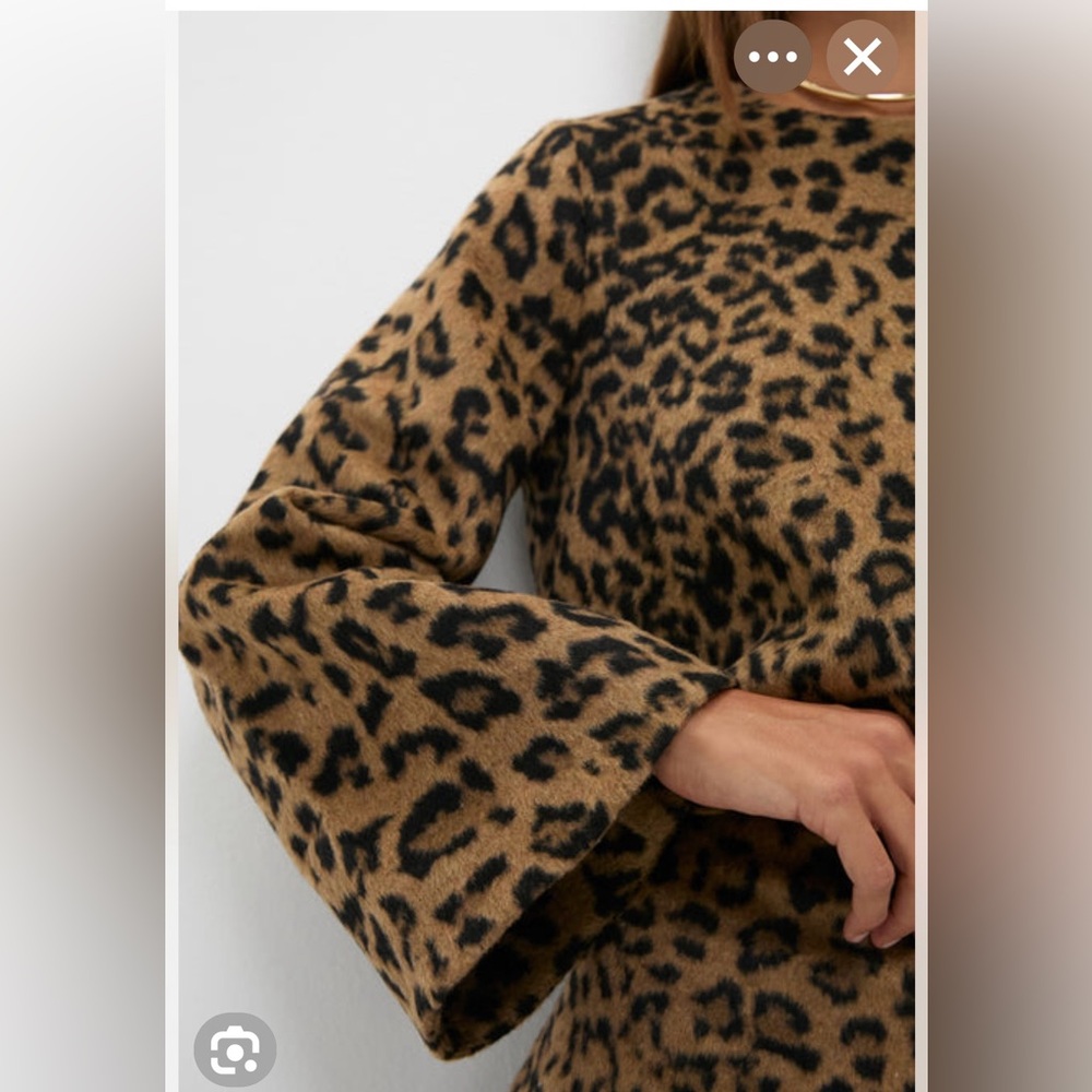 Tuckernuck Leopard Print Crop Top - Picture 4 of 5